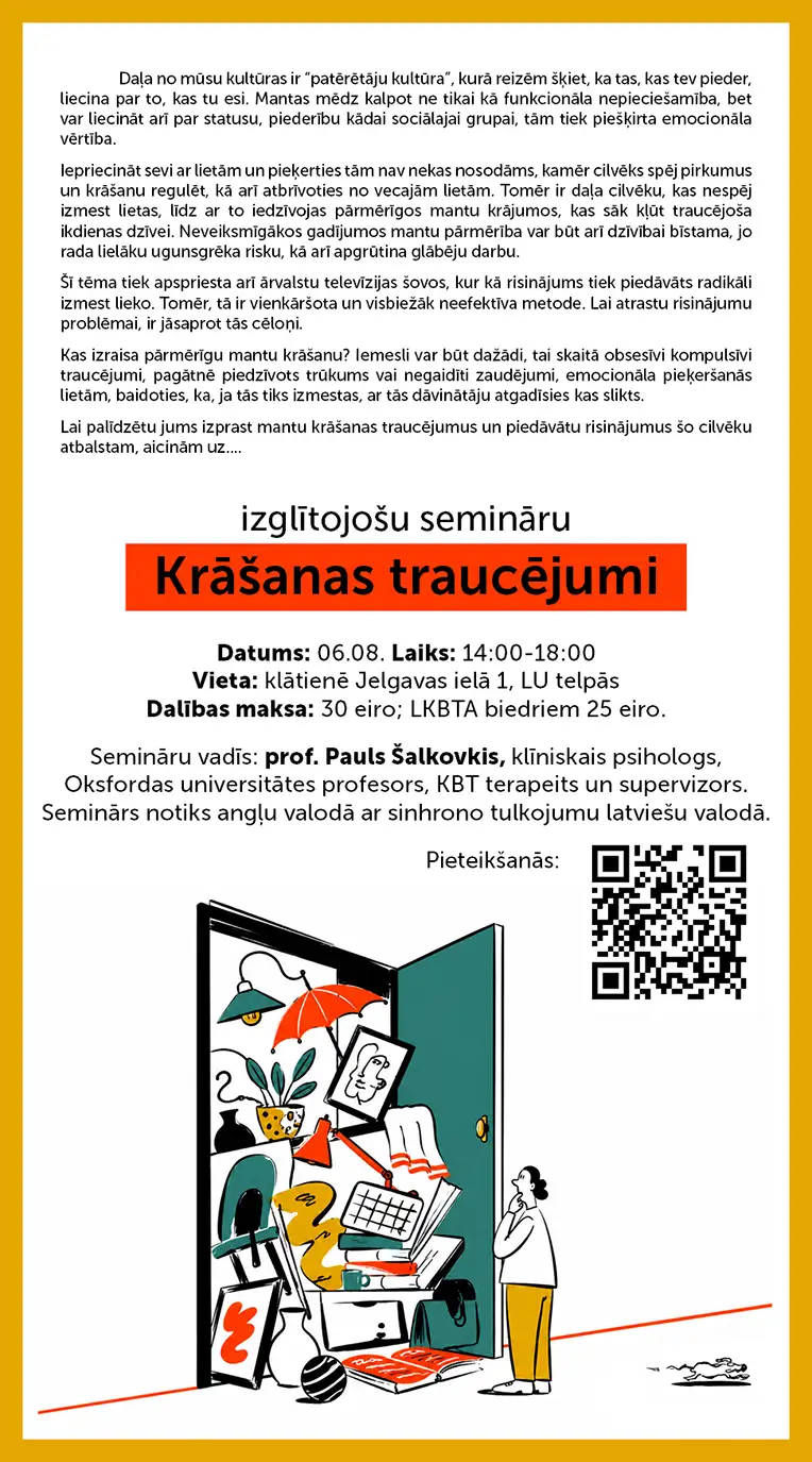 Seminars Krasanas traucejumi v